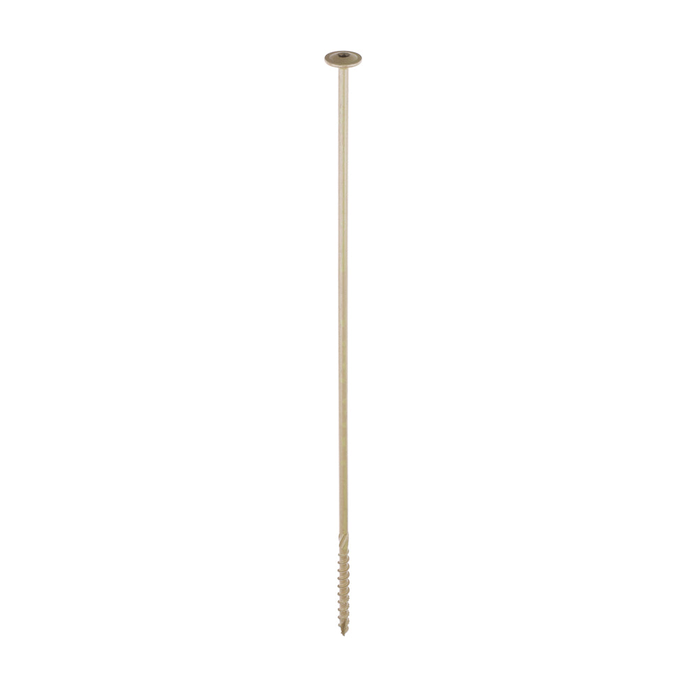 This is an image of Timco - Timber Screws - TX - Wafer - Exterior - Green 8.0 x 400mm - (4 PCS TIMpac) 400INDEXWP