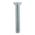 This is an image of Timco - Metric Threaded Machine Screws - PZ - Countersunk - Zinc M4 x 10mm - (100 PCS Box) 4010CPM