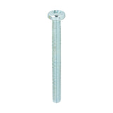 This is an image of Timco - Metric Threaded Machine Screws - PZ - Pan Head - Zinc M4 x 40mm - (100 PCS Box) 4040PPM