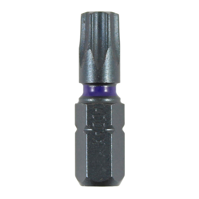 This is an image of Timco - V5 Impact Driver Bits - TX TX40 x 25 (10 Pieces Handy Bit Pack) 40TX25V5