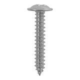 This is an image of Timco - Metal Tapping Screws - PZ - Flange - Self-Tapping - A2 Stainless Steel 4.2 x 19mm - (200 PCS Box) 4219CFASS