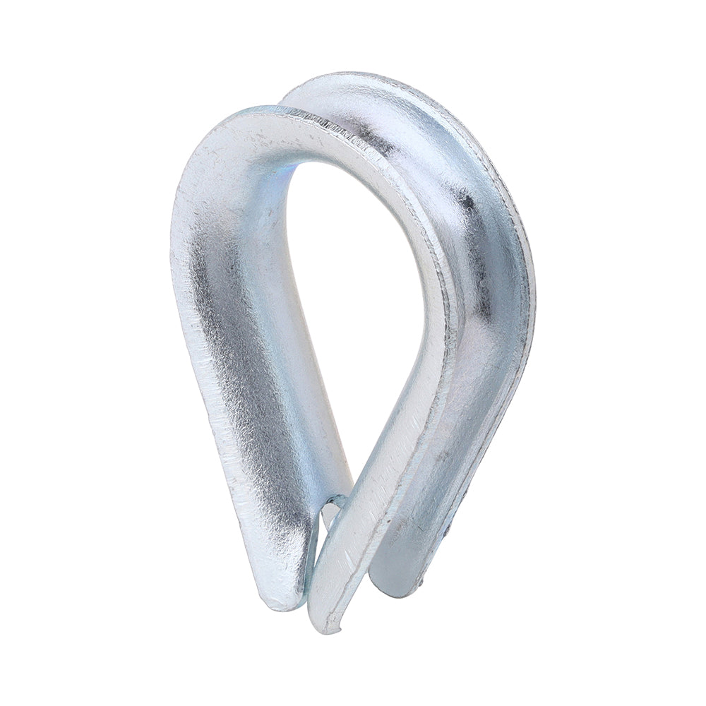 This is an image of Timco - Wire Rope Thimbles - Zinc 4mm (20 Pieces Bag) 427110