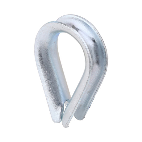 This is an image of Timco - Wire Rope Thimbles - Zinc 4mm (20 Pieces Bag) 427110
