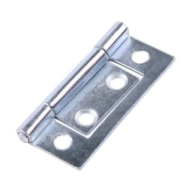 This is an image of Timco - Flush Hinge (105) - Zinc 50 x 38.5 (1 Pairs TIMpac) 434056P