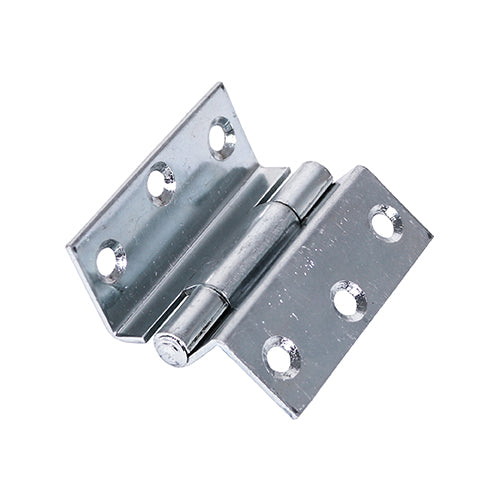This is an image of Timco - Stormproof Hinge (1951) - Zinc 63 x 58 (1 Pairs TIMpac) 434105P