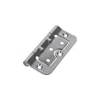 This is an image of Timco - Hurlinge - Fixed Pin (104) - Polished Chrome 75 x 55 (1 Pairs Plain Bag) 434202