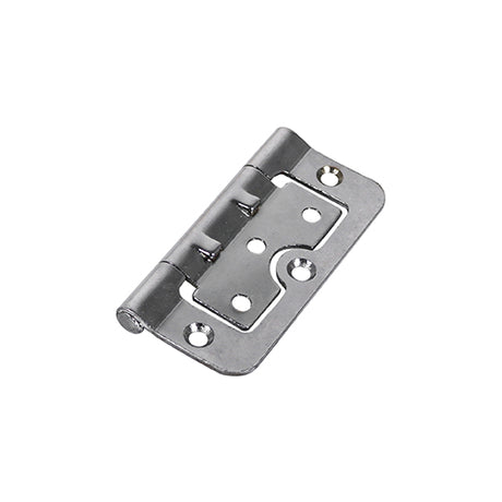 This is an image of Timco - Hurlinge - Fixed Pin (104) - Polished Chrome 75 x 55 (1 Pairs Plain Bag) 434202