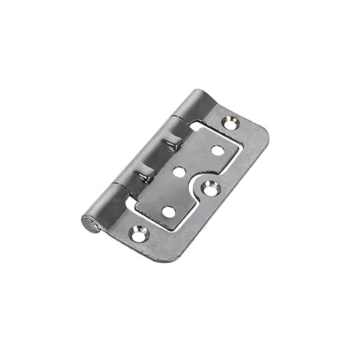 This is an image of Timco - Hurlinge - Fixed Pin (104) - Polished Chrome 75 x 55 (1 Pairs Plain Bag) 434202