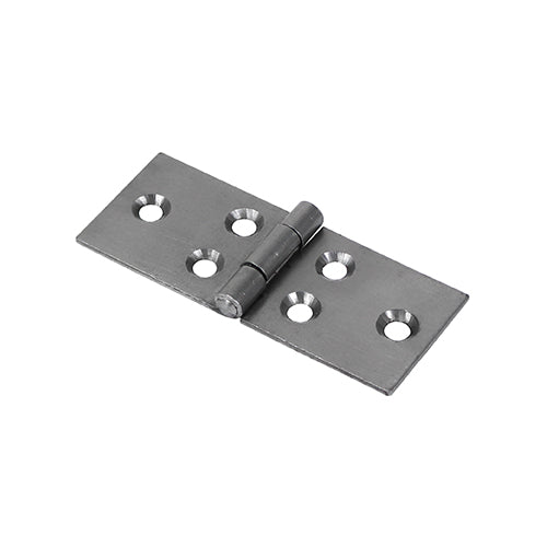 This is an image of Timco - Backflap Hinge - Uncranked Knuckle (404) - Self Colour 32 x 76 (1 Pairs Plain Bag) 434461