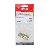 This is an image of Timco - Flush Hinge (105) - Electro Brass 38 x 28 (1 Pairs TIMpac) 434464P