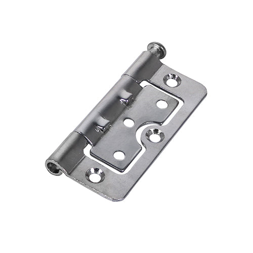 This is an image of Timco - Hurlinge - Loose Pin (104Z) - Polished Chrome 75 x 52 (1 Pairs Plain Bag) 434641