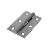 This is an image of Timco - Narrow Plain Butt Hinge (5050) - Self Colour 75 x 48 (1 Pairs Plain Bag) 434645