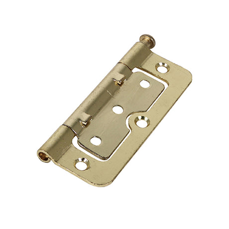 This is an image of Timco - Hurlinge - Loose Pin (104Z) - Electro Brass 100 x 66 (1 Pairs TIMbag) 434728P