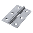 This is an image of Timco - Plain Butt Hinges - Fixed Pin (1838) - Zinc 75 x 50 (10 Pairs Box) 434886