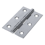 This is an image of Timco - Plain Butt Hinges - Fixed Pin (1838) - Zinc 75 x 50 (10 Pairs Box) 434886