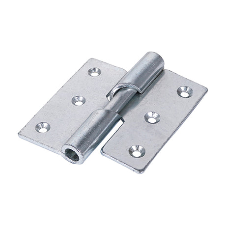 This is an image of Timco - Rising Butt Hinge (466) - Left Hand - Zinc 75 x 72 (1 Pairs TIMbag) 434910P