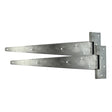 This is an image of Timco - Pair of Scotch Tee Hinges - Hot Dipped Galvanised 18" (1 Pairs TIMbag) 447785