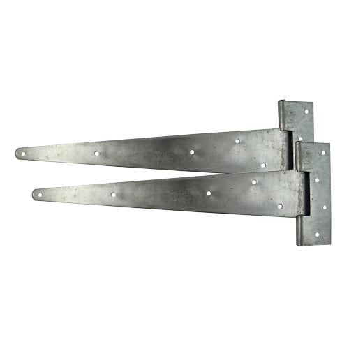 This is an image of Timco - Pair of Scotch Tee Hinges - Hot Dipped Galvanised 18" (1 Pairs TIMbag) 447785