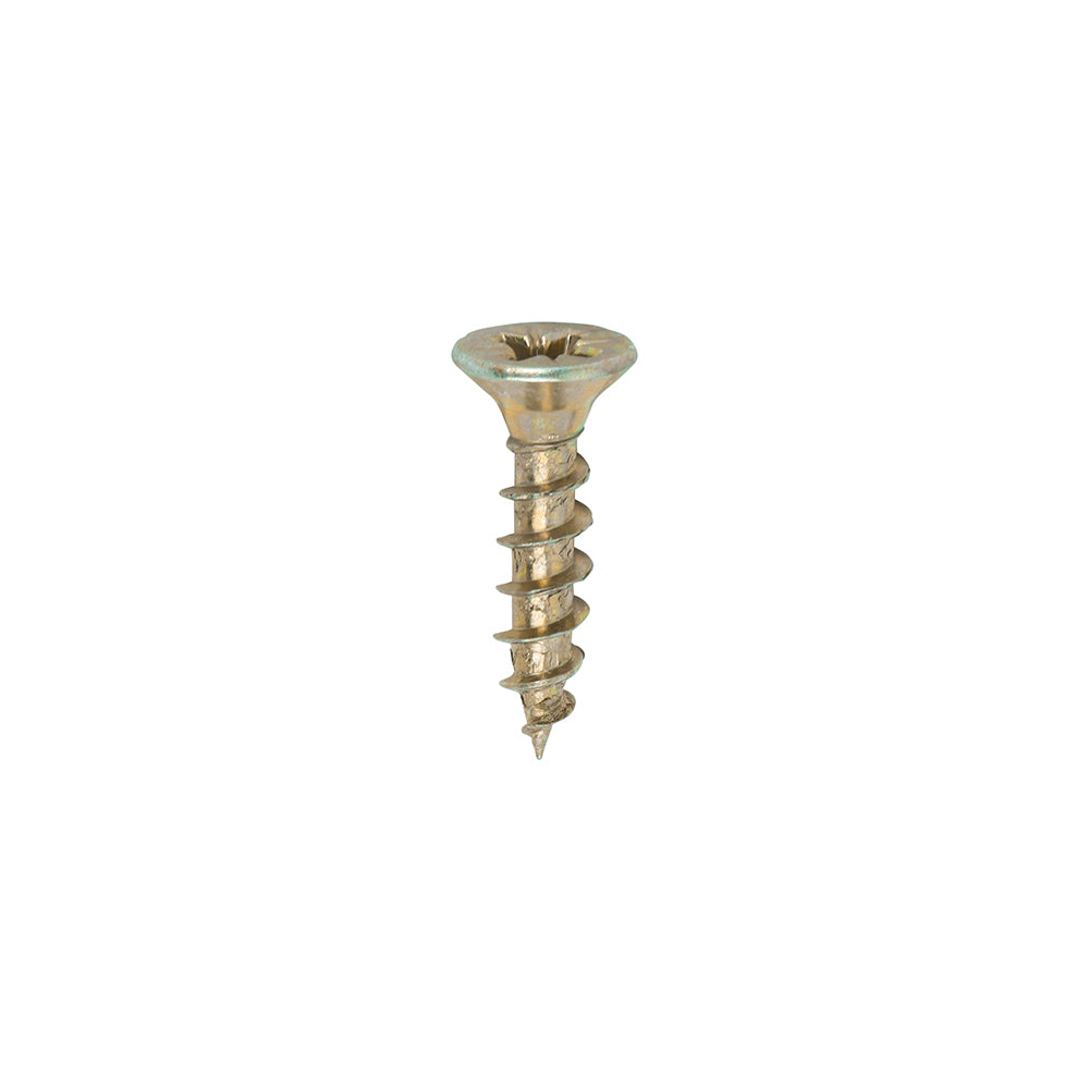 This is an image of Timco - Solo Chipboard & Woodscrews - PZ - Double Countersunk - Yellow 4.5 x 20mm - (200 PCS Box) 45020SOLOC