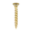 This is an image of Timco - C2 Strong-Fix Screws - PZ - Double Countersunk - Twin-Cut - Yellow 4.5 x 30mm - (200 PCS Box) 45030C2