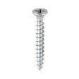 This is an image of Timco - Solo Chipboard & Woodscrews - PZ - Double Countersunk - Zinc 4.5 x 35mm - (200 PCS Box) 45035SOLOZ
