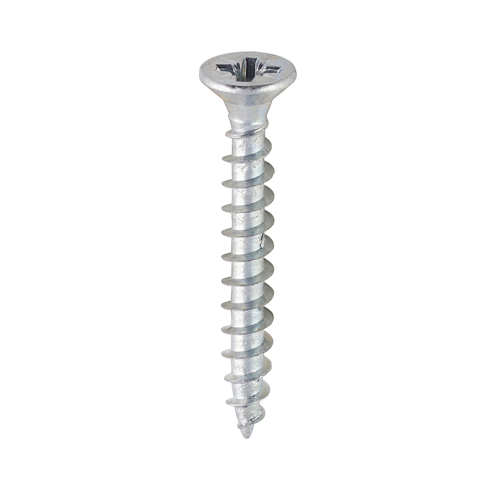 This is an image of Timco - Solo Chipboard & Woodscrews - PZ - Double Countersunk - Zinc 4.5 x 35mm - (200 PCS Box) 45035SOLOZ