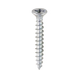 This is an image of Timco - Solo Chipboard & Woodscrews - PZ - Double Countersunk - Zinc 4.5 x 35mm - (200 PCS Box) 45035SOLOZ