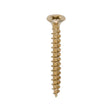 This is an image of Timco - Solo Chipboard & Woodscrews - PZ - Double Countersunk - Yellow 4.5 x 40mm - (200 PCS Box) 45040SOLOC
