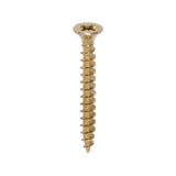 This is an image of Timco - Solo Chipboard & Woodscrews - PZ - Double Countersunk - Yellow 4.5 x 40mm - (200 PCS Box) 45040SOLOC