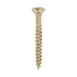 This is an image of Timco - Velocity Premium Multi-Use Screws - PZ - Double Countersunk - Yellow 4.5 x 40mm - (200 PCS Box) 45040VY