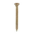 This is an image of Timco - C2 Strong-Fix Screws - PZ - Double Countersunk - Twin-Cut - Yellow 4.5 x 50mm - (200 PCS Box) 45050C2