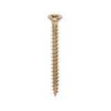 This is an image of Timco - Solo Chipboard & Woodscrews - PZ - Double Countersunk - Yellow 4.5 x 50mm - (200 PCS Box) 45050SOLOC