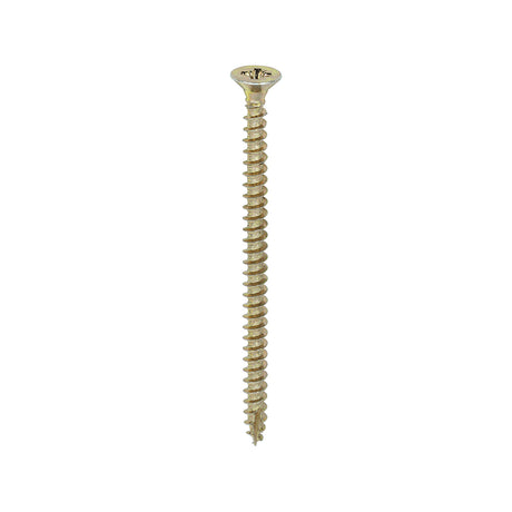 This is an image of Timco - Classic Multi-Purpose Screws - PZ - Double Countersunk - Yellow 4.5 x 70mm - (200 PCS Box) 45070CLAF