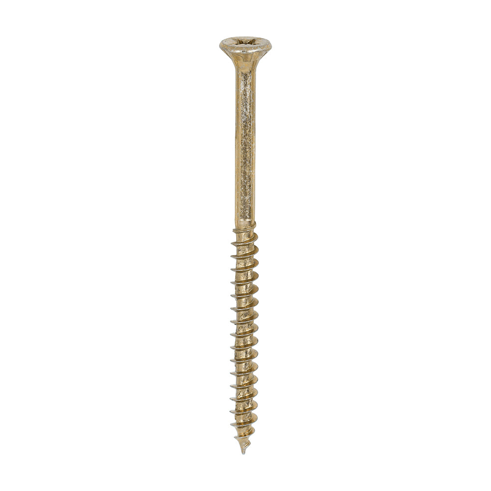 This is an image of Timco - Velocity Premium Multi-Use Screws - PZ - Double Countersunk - Yellow 4.5 x 70mm - (200 PCS Box) 45070VY