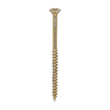 This is an image of Timco - Velocity Premium Multi-Use Screws - PZ - Double Countersunk - Yellow 4.5 x 70mm - (200 PCS Box) 45070VY