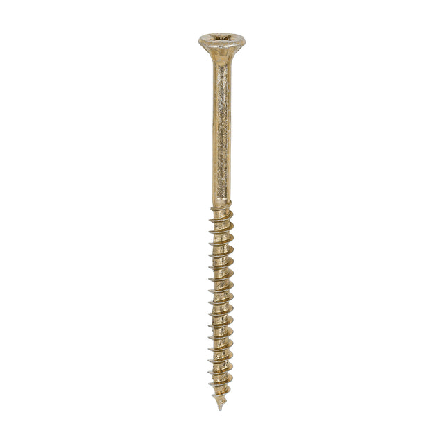 This is an image of Timco - Velocity Premium Multi-Use Screws - PZ - Double Countersunk - Yellow 4.5 x 70mm - (200 PCS Box) 45070VY