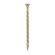 This is an image of Timco - C2 Strong-Fix Screws - PZ - Double Countersunk - Twin-Cut - Yellow 4.5 x 80mm - (200 PCS Box) 45080C2