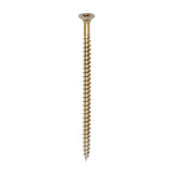 This is an image of Timco - Solo Chipboard & Woodscrews - PZ - Double Countersunk - Yellow 4.5 x 80mm - (200 PCS Box) 45080SOLOC