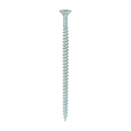 This is an image of Timco - Solo Chipboard & Woodscrews - PZ - Double Countersunk - Zinc 4.5 x 80mm - (200 PCS Box) 45080SOLOZ