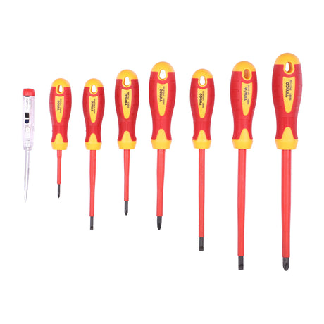 This is an image of Timco - VDE Screwdriver Set 8pcs (8 Pieces Box) 468002