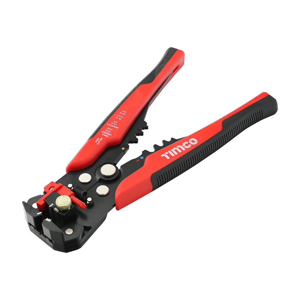 This is an image of Timco - Professional Wire Strippers 8" (1 Each Blister Pack) 468110