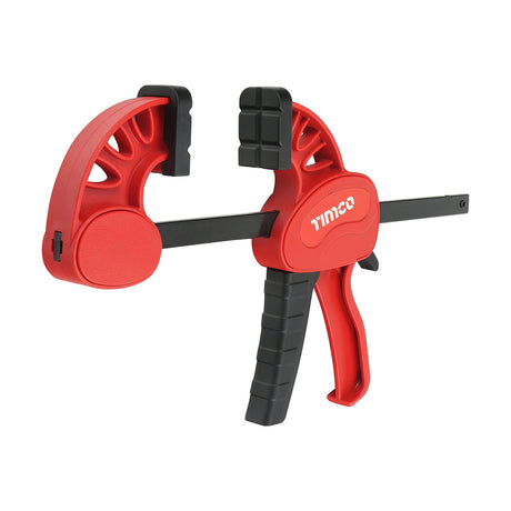 This is an image of Timco - Mini Quick Change Bar Clamp 6" (2 Pieces Backing Card) 468141