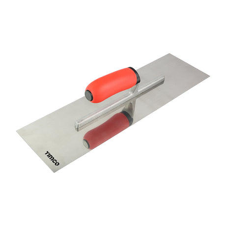 This is an image of Timco - Plastering Trowel - Carbon Steel 5 x 16" (1 Each Backing Card) 468203