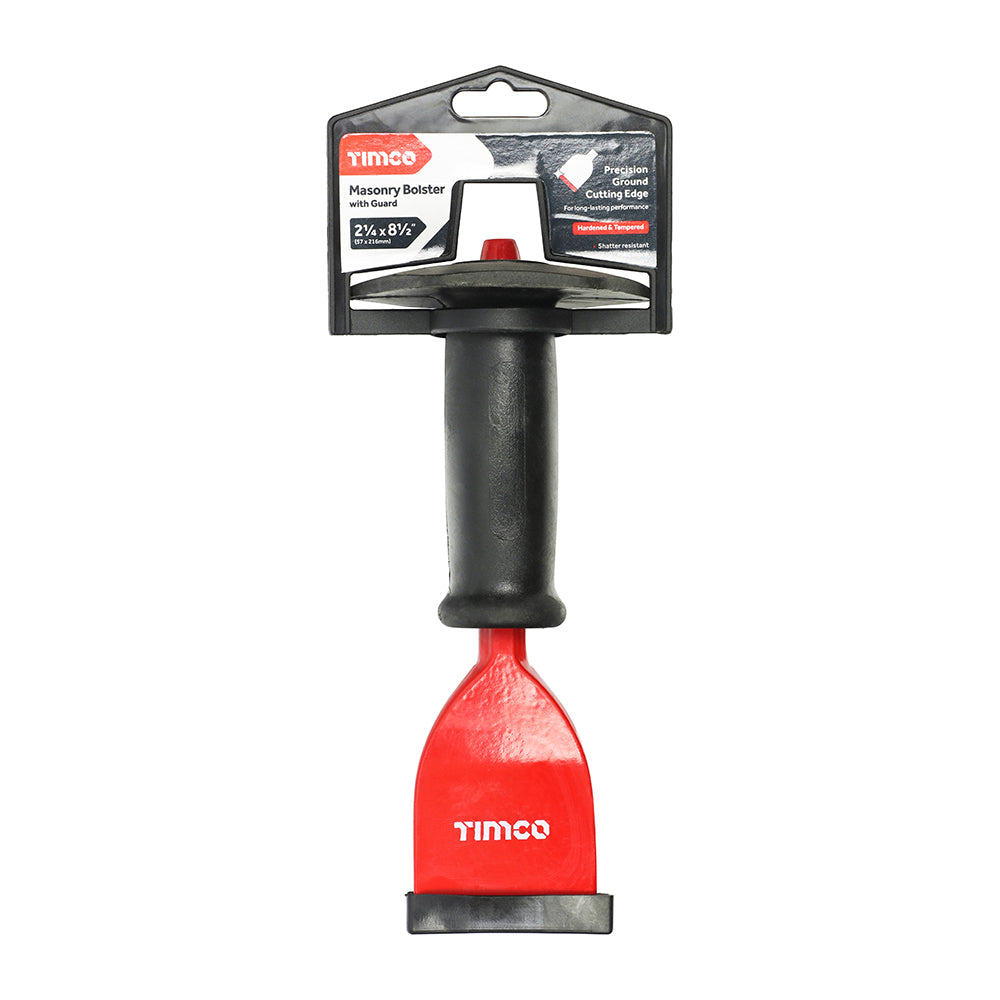 This is an image of Timco - Masonry Bolster with Guard 2 1/4 x 8 1/2" (1 Each Clip) 468225