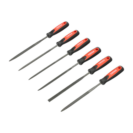 This is an image of Timco - Needle File Set 6pcs (6 Pieces Blister Pack) 468252