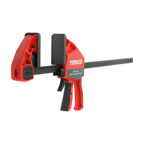 This is an image of Timco - Heavy Duty Quick Change Bar Clamp 24" (1 Each Backing Card) 468332