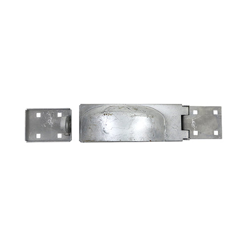 This is an image of Timco - Padlock Protection Bar - Heavy Duty - Left - Hot Dipped Galvanised 7 1/2" (1 Each TIMbag) 478225
