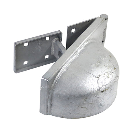 This is an image of Timco - Padlock Protection Bar - Heavy Duty - Right - Hot Dipped Galvanised 7 1/2" (1 Each TIMbag) 478741