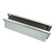 This is an image of Timco - Intumescent Letterbox - Satin Anodised Aluminium - Silver Frame 272 x 70 (1 Each Box) 487009