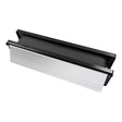This is an image of Timco - Intumescent Letterbox - Satin Anodised Aluminium - Black Frame 305 x 70 (1 Each Box) 487051